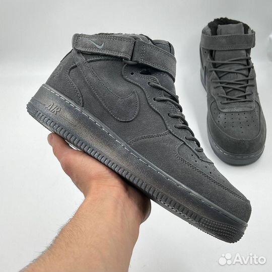 Кроссовки Nike Air Force 1 high зимние