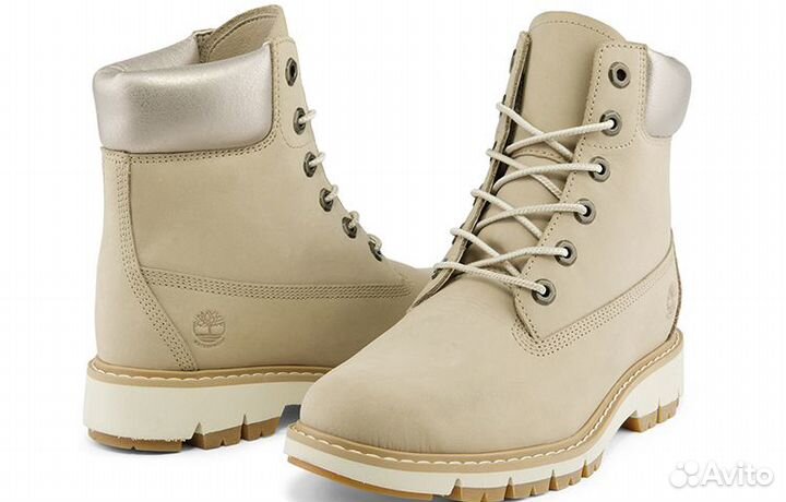 Timberland Lucia Wy 6 Inch Waterproof Boot 'Beige Dragonfly' Women's (36)