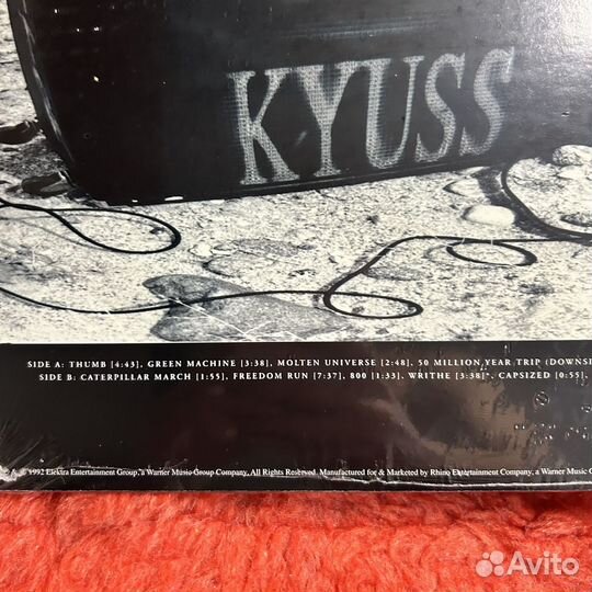 Золотой винил Kyuss «Blues For The Red Sun»