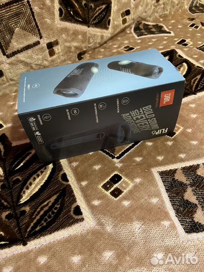 Колонка jbl flip 6 синяя