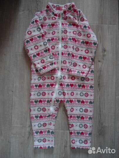 Тёплый комбинезон для девочки