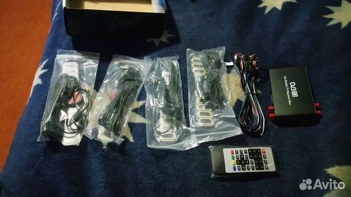 Цифровой DVB-T2 тв-тюнер 4 Антенны DT9 c USB