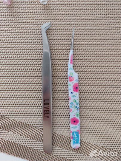 Пинцет для наращивания ресниц