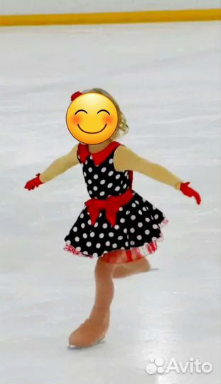 Платье на выступление по фигурному катанию 110-116