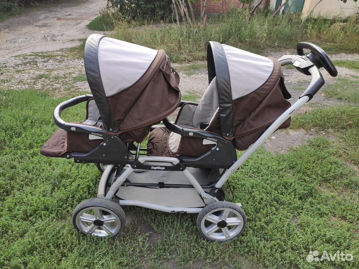 Коляска для двойни Peg Perego
