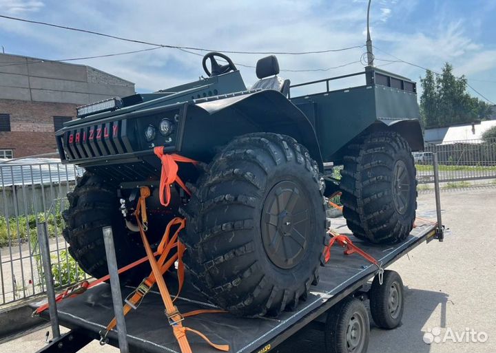 Переломка Grizzly (Снегоход - Болотоход)