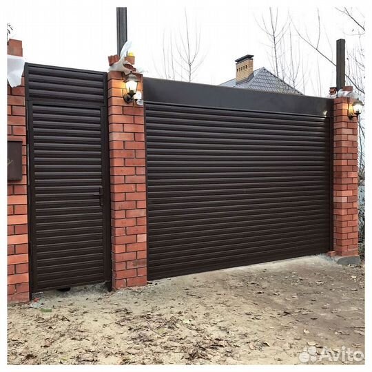 Ворота алютех роллетные