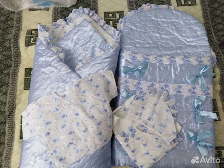 Конверт на выписку для мальчика весна осень