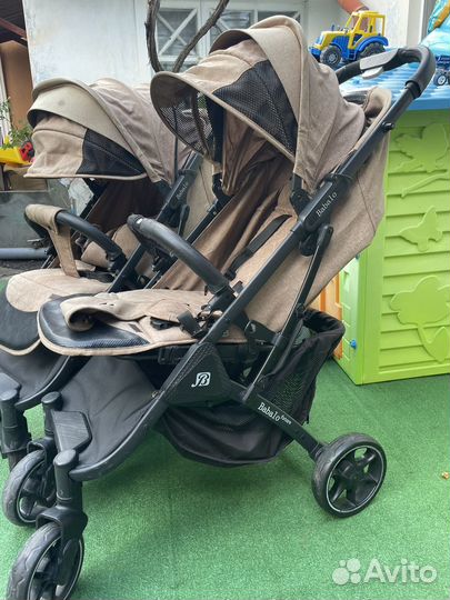 Коляска для погодок двойни