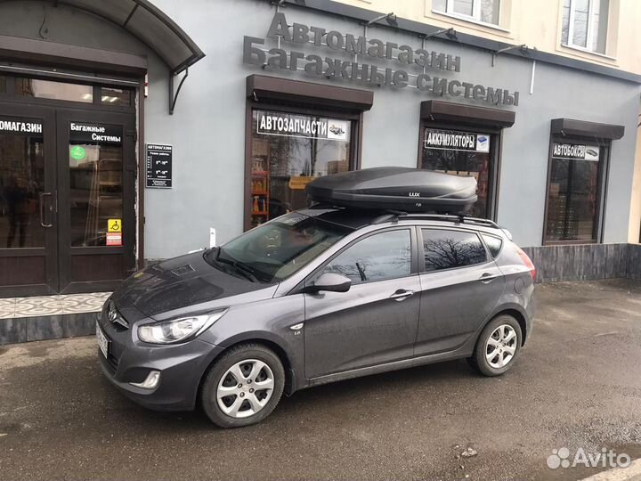 Hyundai i30 автобокс на крышу Lux Irbis 450