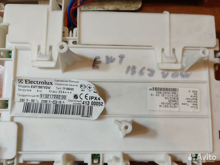 Модуль и плата индикации Electrolux EWT 1567 VDW