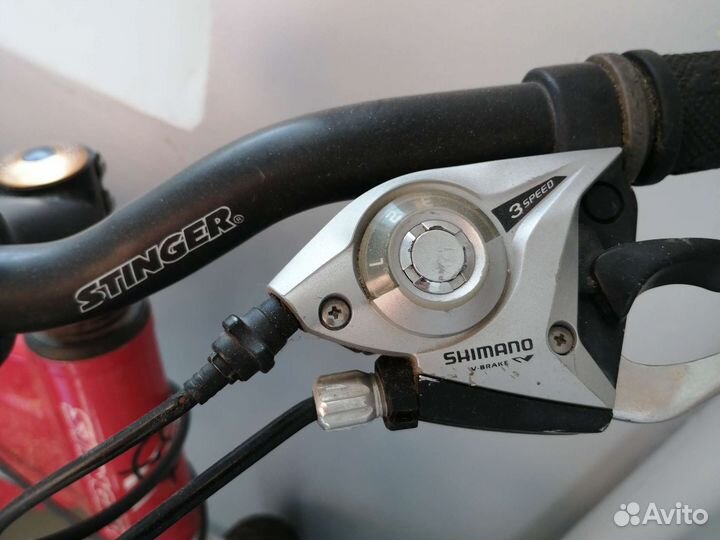 Велосипед горный Stinger Bat,26,18рама,21скорость