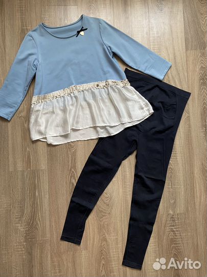 Леггинсы и блузка новые для беременных