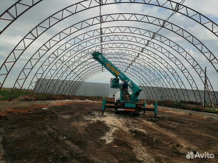 Каркас ангара арочного 16Х8Х30 м