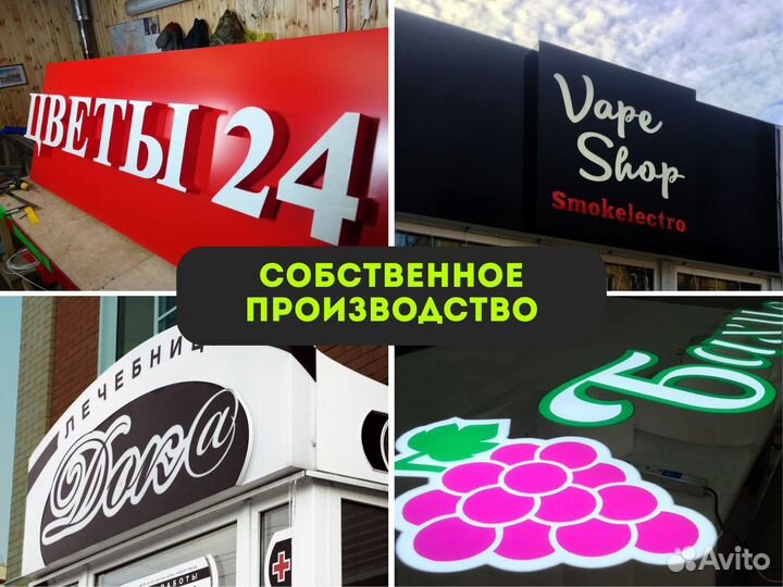 Наружная реклама, вывески, баннеры. Круглосуточно