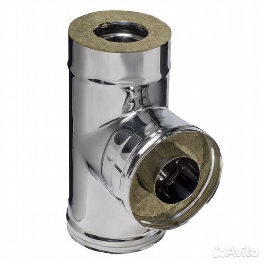 Тройник дымохода с изоляцией угол 90 град Ф150х210