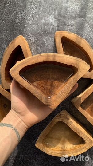 Подсвечники из дерева