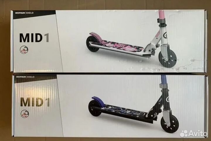 Самокат детский 6-9 лет для девочки MID1 decathlon