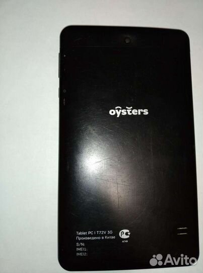 Планшет Oysters T72x