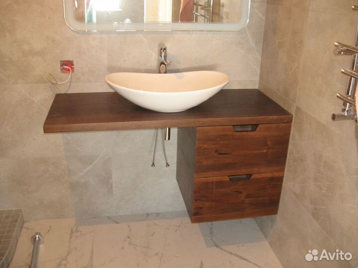 Столешницы и тумбы для ванной
