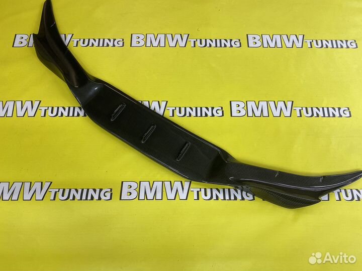 Сплиттер BMW M5 F90, RKP стиль, карбон