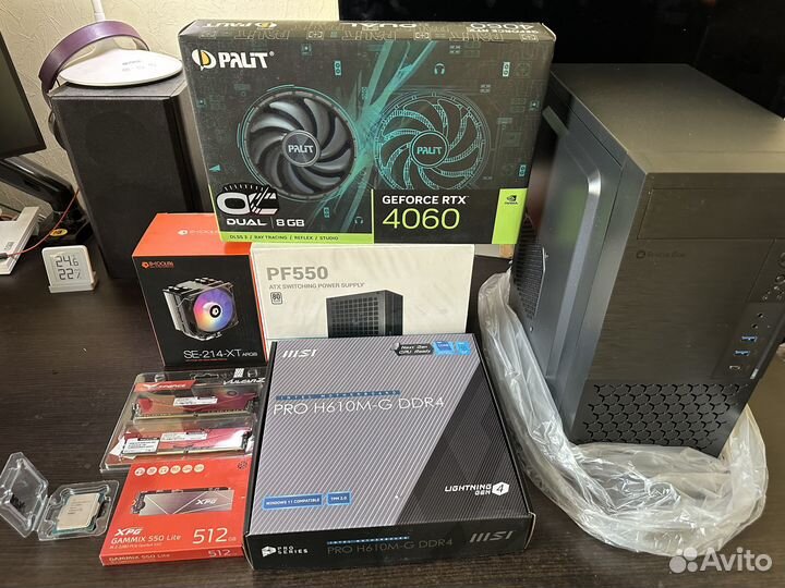 Пк игровой 12400F/32GB D4 36/RTX 4060/512GB