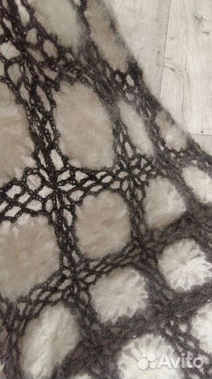 Пуховая шаль ручная работа мастеров