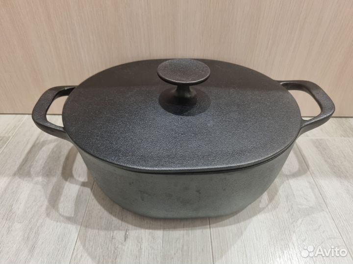 Казан (кастрюля) чугунный IKEA 5 л