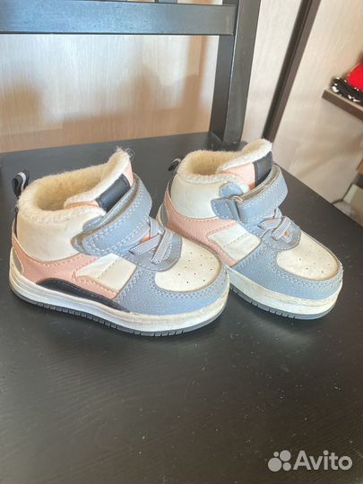 Утепленные кеды 22