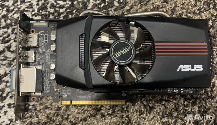 Видеокарта asus AMD 1gb
