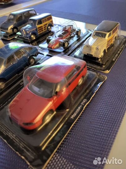 Модель автомобилей СССР Москвич 1:43