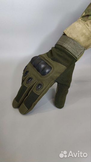 Перчатки тактические с пальцами