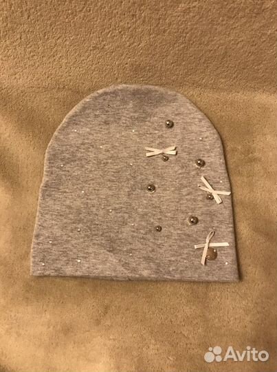 Шапка хлопок для девочки