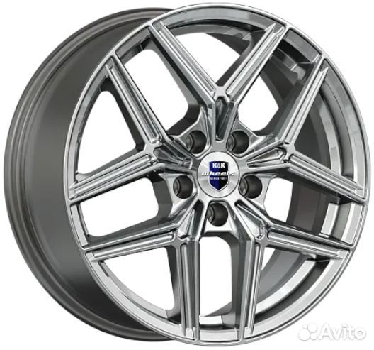 K&K Юнион : 7x17 5*114.3 Et:40 Dia:66.1 Дарк платинум