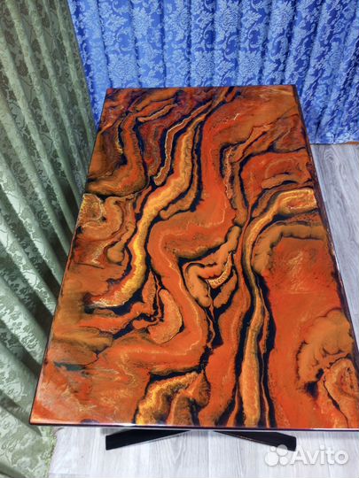 Журнальный столик в стиле лофт