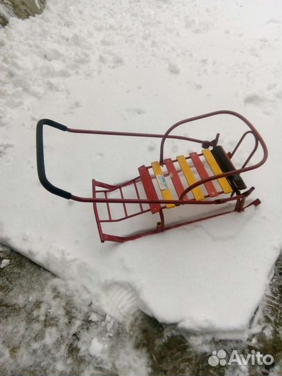 Коляска санки