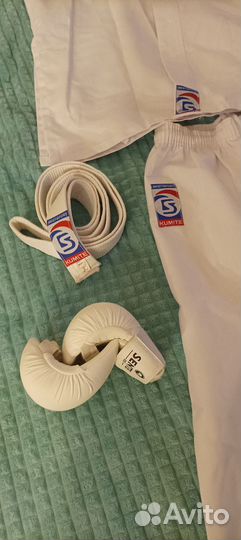Кимоно для каратэ 140см + наручи