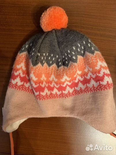 Шапка зимняя reima, рейма 44/46 см.Зимняя шапка на