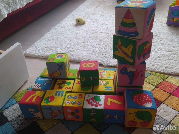 Мягкие кубики