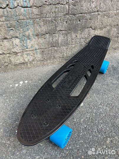 Пенни борд Fish черный