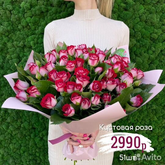 21/51/101 60см роза Люксор. Доставка 24часа