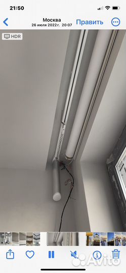 Установка электрокарнизов и жалюзи