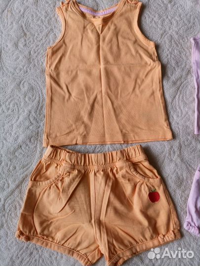 Летние комплекты (шорты и маечки), на 2 года, Moth