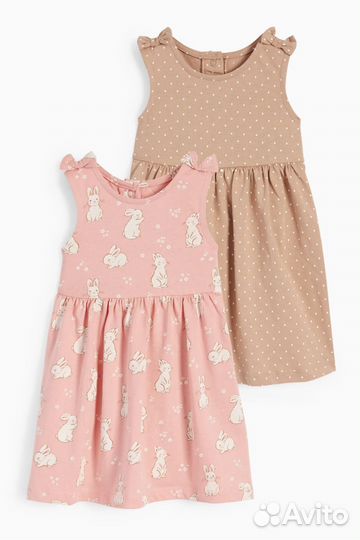 Летние платья для девочки 74, 80