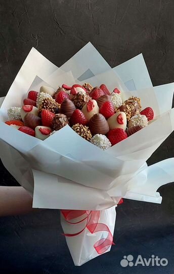 Букет клубника в шоколаде
