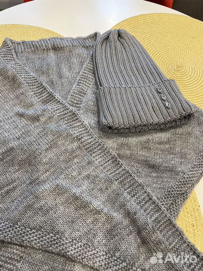 Комплект шапка и шарф женские