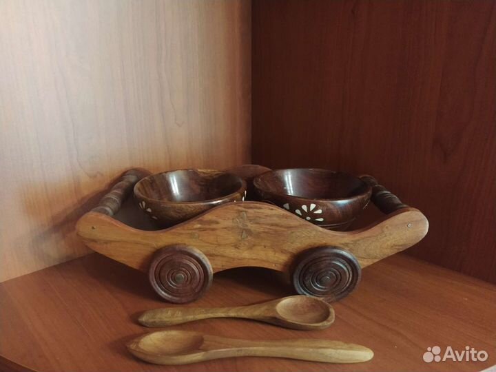 Соусница деревянная