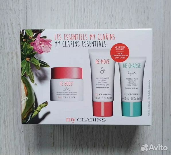 Clarins My Clarins Набор Крем Гель Маска