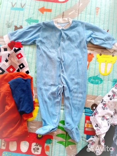 Одежда пакетом на мальчика 80