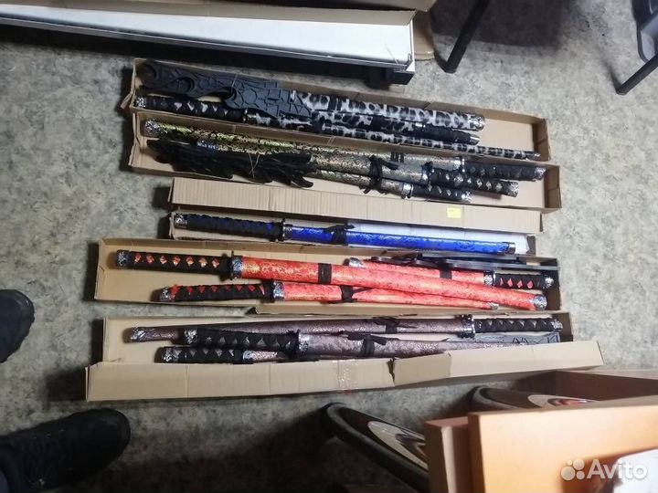 Катаны сувенир сертификат подставка